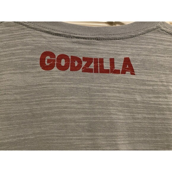 Godzilla Ukiyo-e 2 Side Graphics T-Shirt  GZUT-006 JAPAN XL / Fits L Gray NWT - Picture 11 of 16